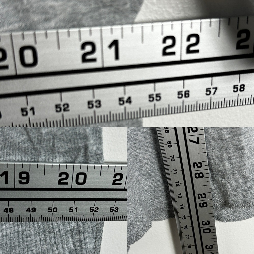Reigning Champ Canada Grey Short Sleeve Crew Neck T-Shirt Mens Size Large Tee - Picture 9 of 9